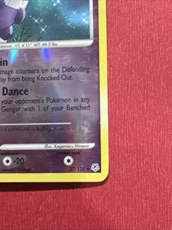 Gengar LV.39 Reverse HOLO Diamond & Pearl Pokemon TCG 27/130 HP Ungraded 2007 - Image 4