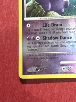 Gengar LV.39 Reverse HOLO Diamond & Pearl Pokemon TCG 27/130 HP Ungraded 2007 - Image 5