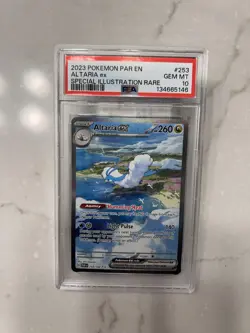 2023 POKEMON PARADOX RIFT #253/182 ALTARIA EX SPECIAL ILLUSTRATION RARE PSA 10 - Image 1