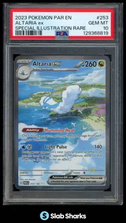 2023 POKEMON PARADOX RIFT #253/182 ALTARIA EX SPECIAL ILLUSTRATION RARE PSA 10 - Image 1