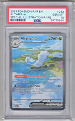PSA 10 Pokemon 2023 SV Paradox Rift Altaria EX PSA 10 #253/182 - Image 1