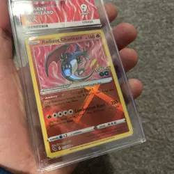 Pokemon TCG Radiant Charizard 011/078 Pokemon Go Rare Holo Card, ACE 9 🔥 - Image 3