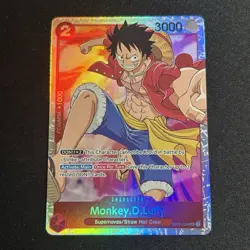 Monkey.D.Luffy OP01-024 - One Piece TCG - SR Near-Mint Super Rare English - Image 1