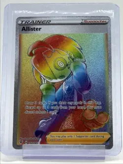 ALLISTER 2020 POKEMON SWSH VIVID VOLTAGE SECRET RARE FA 192/185 Q6233 - Image 1