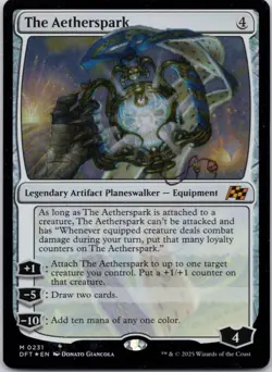 The Aetherspark 231 Promo Pack: Aetherdrift NM FOIL MTG - Image 1