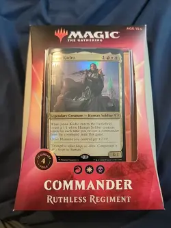 Mtg Deck Ruthless Regiment Commander Jirina Kudro 630509943579 - Image 1