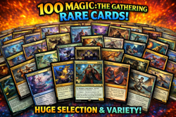 100 RARE MAGIC THE GATHERING MTG BULK LOT INSTANT COLLECTION!! HUGE VARIETY - Image 1
