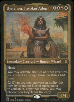 Dynaheir Invoker Adept foil etched CLB - Image 1