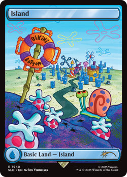 MTG Secret Lair x SpongeBob SquarePants: Lands Under the Sea NON-FOIL EDITION - Image 4