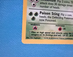 1999 Pokemon Base Set 17/102 Beedrill NM+ Mint - Image 5