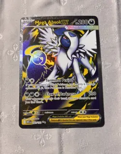 Pokemon TCG: Mega Absol ex 161/132- Me01: Mega Evolution Holo Alt Art - Image 1