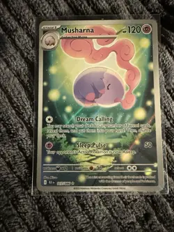 Pokemon TCG Musharna 117/086 Sv: Black Bolt Illustration Rare Holo 120 HP - Image 1