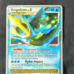 Pokemon Empoleon LV.X DP11 Diamond & Pearl Promo Holo Supreme Command MP/HP - Image 1