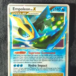 Pokemon Empoleon LV.X DP11 Diamond & Pearl Promo Holo Supreme Command MP/HP - Image 3