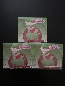 Pokemon Temporal Forces Elite Trainer Box Iron Leaves ex Pokemon - Image 1