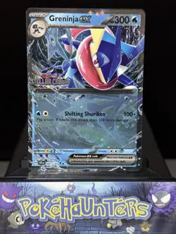 Pokemon Card Greninja ex 041/142 Stella Crown Double Rare STAMPED NM - Image 1