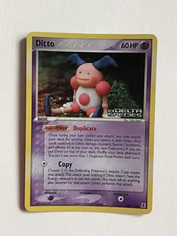 ✨Rare Holo✨ Pokemon Delta Species Ditto Mr. Mime Stamped 38/113. Pokemon TCG - Image 1