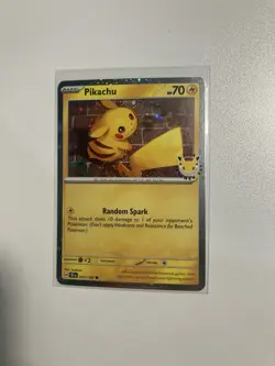 Pokemon Day Pikachu Promo 051/162 Stamped Cosmos Promo +2X Fart Swirl +Coin 🌀🌀 - Image 1
