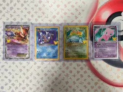 Pokemon Celebrations Lot Mew Ex Mewtwo Ex Venusaur Dark Gyarados *MAKE OFFERS* - Image 1