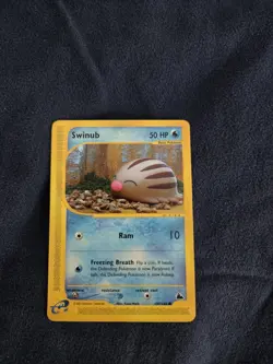 Swinub 107/144 Skyridge 2003 E-Reader Pokemon TCG Rare Vintage LP - Image 1