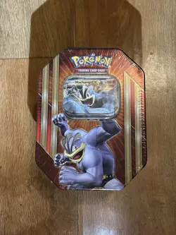 POKEMON 2016 XY Triple Powers Machamp EX - Factory Sealed Collector Tin - Image 1