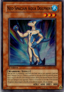 Yu-Gi-Oh! TCG Neo-Spacian Aqua Dolphin Power of the Duelist POTD-EN003 1st... - Image 1