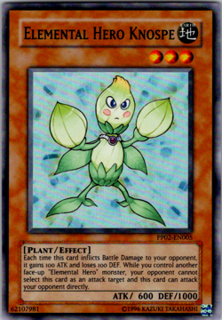 Elemental Hero Knospe (NM) - PP02-EN005 - Super Rare - 2008 Premium Pack 2 - Image 1