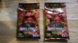 Two (2) One Piece THE BEST Premium Booster Packs English PRB-01 - Image 1
