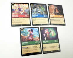 Disney Lorcana Theme Lot - Daisy Duck Theme Lot of 5 Cards - Image 1
