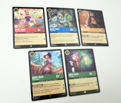 Disney Lorcana Theme Lot - Daisy Duck Theme Lot of 5 Cards - Image 2