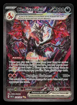 Charizard ex 234/091 Special Illustration Rare Paldean Fates Pokemon Card - Image 1