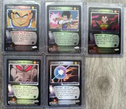 201 DBZ CCG Score Card Lot | Vintage | Gohan #181 Unlimited High-Tech Foil - Image 3