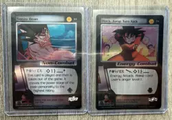 201 DBZ CCG Score Card Lot | Vintage | Gohan #181 Unlimited High-Tech Foil - Image 4