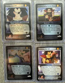 201 DBZ CCG Score Card Lot | Vintage | Gohan #181 Unlimited High-Tech Foil - Image 5