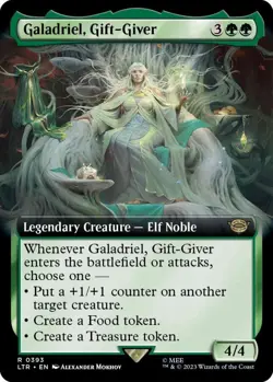 Galadriel, Gift-Giver | Extended Art LTR Regular Non-Foil NM MTG - Image 1