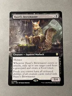 Hazel's Brewmaster (Extended Art) Commander: Bloomburrow Regular NM-M Unplayed - Image 1