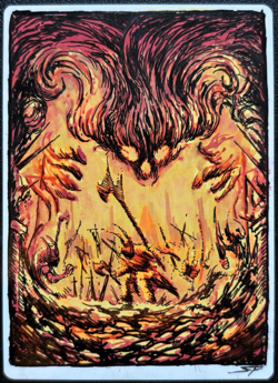 Decimate Artist Proof Signed Sketched Secret Lair Drop SLD MTG - Image 2