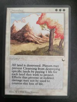 🔮Cleansing - The Dark - NM-/Ex+ - Magic The Gathering - MTG - Image 1