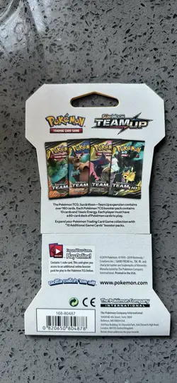 Pokemon TCG: Sun & Moon—Team Up Sleeved Booster Pack. - Image 2