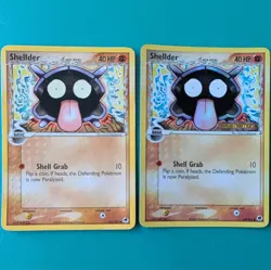 2006 Pokemon EX Dragon Frontiers Shellder #63/101 Holo Stamped & Regular HP - Image 1