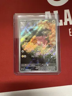 Pokemon Pawmi Sir TCG Illustration Rare Card 226/091 Paldean Fates - Image 1
