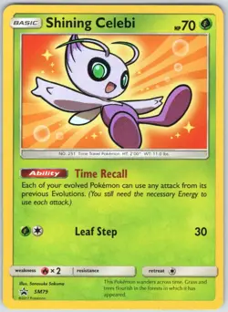 Shining Celebi SM79 Promo SM Black Star Promos Pokemon NM - Image 1
