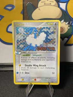 Pokemon TCG Altaria 1/107 Deoxys Reverse Holo Rare Stamped Vintage 2005 - Image 4