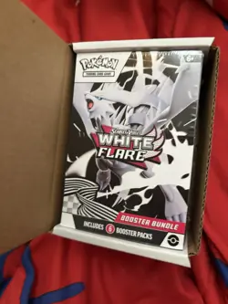 Pokemon TCG Scarlet Violet White Flare Booster Bundle 6 Packs Factory Sealed - Image 3