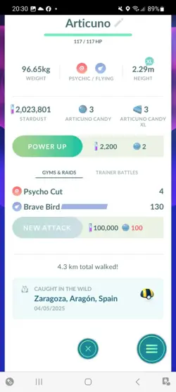 Pokemon Go Galerian Articuno (Normal) - Image 2