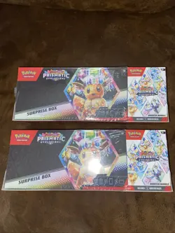 Pokemon Prismatic Evolutions Booster Bundle And Surprise Box 2 Pack. SET OF 2 - Image 3