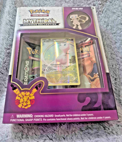 Mythical Pokemon Collection Box Mew XY110 Promo Sealed New 2x Generation Packs! - Image 1