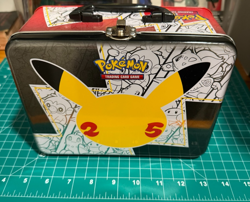 Pokemon TCG Celebrations 25th Anniversary Tin Metal Lunchbox - EMPTY - Image 1