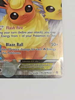 Pokemon Radiant Collection Flareon EX full Art Holo RC28/RC32 - Image 5