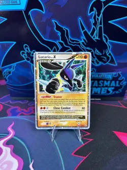 Pokemon TCG - Lucario Lv.X - DP12 - Diamond and Pearl Black Star Promo - Holo - Image 1